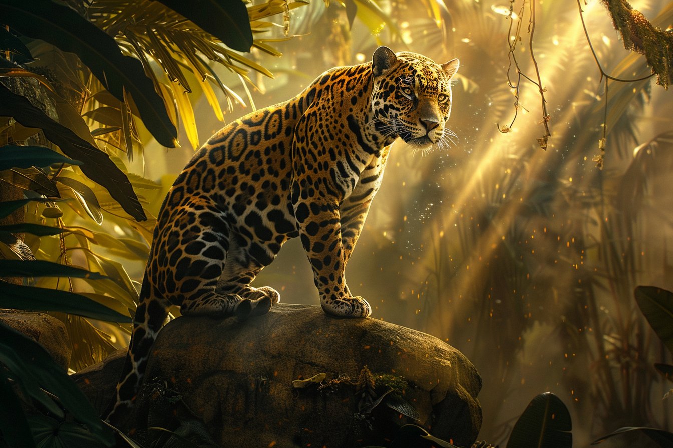 Jaguar espiritual guardián de la selva